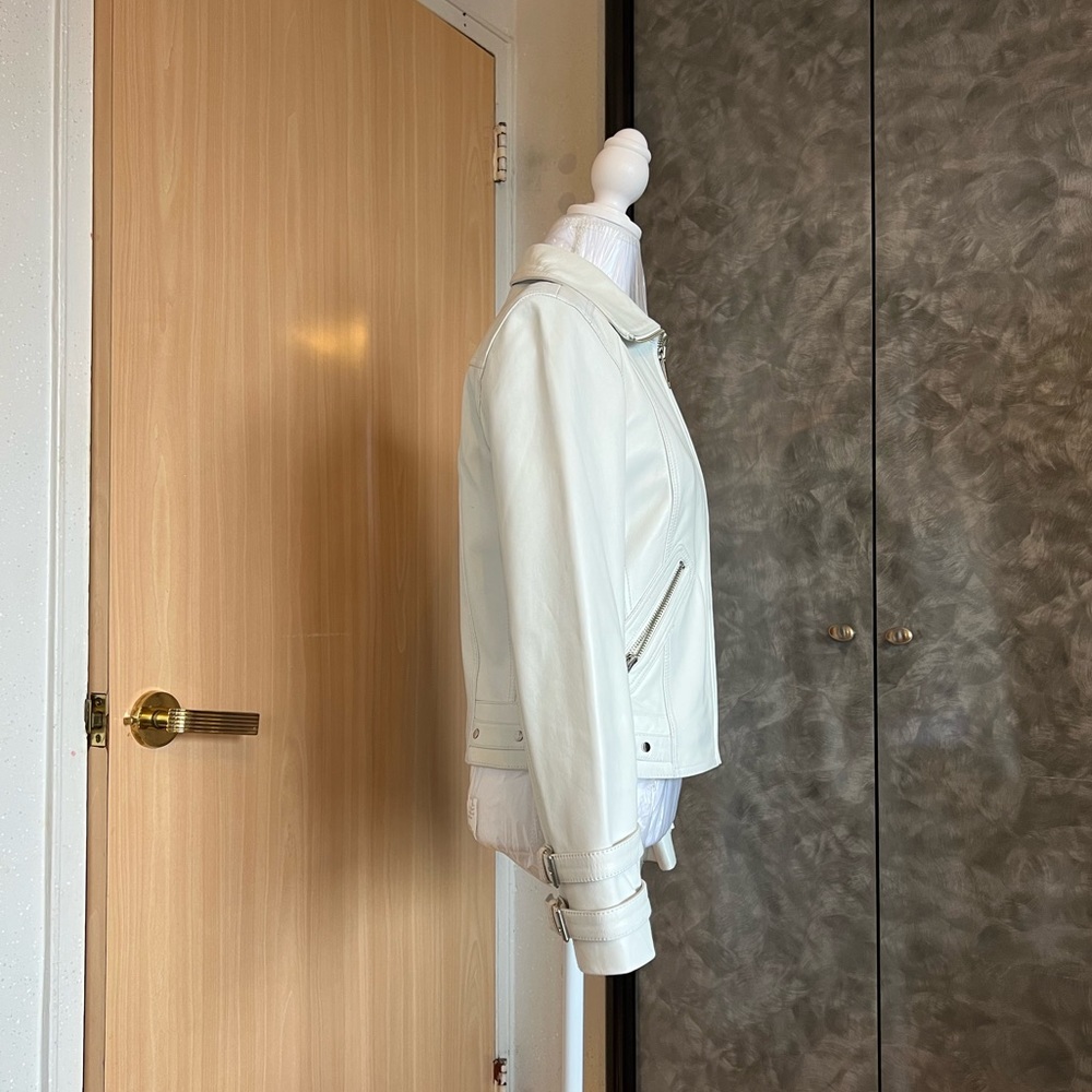 White Leather Jacket - image 4